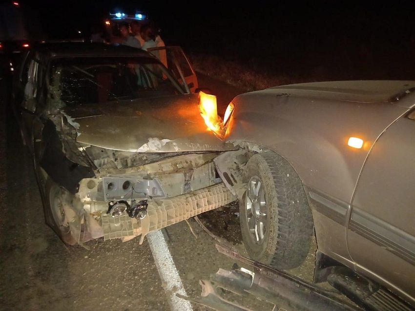 Авария с четырьмя автомобилями случилась накануне ночью на Ставрополье