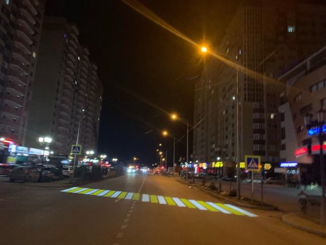 В Ставрополе появился проекционный пешеходный переход В Ставрополе появился проекционный пешеходный переход