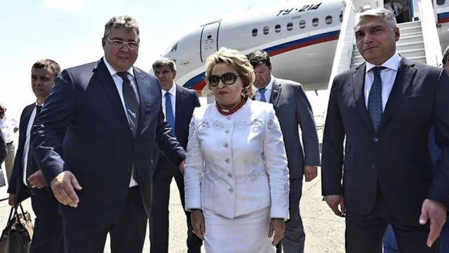 В Ставрополь прибыла председатель Совета Федерации Валентина Матвиенко В Ставрополь прибыла председатель Совета Федерации Валентина Матвиенко