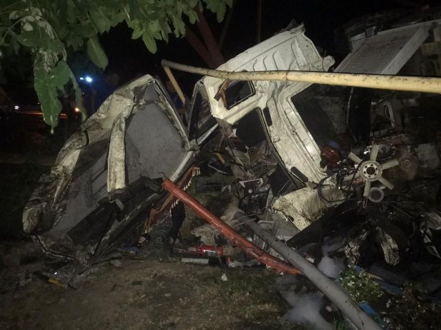 На Ставрополье грузовик «МАН» врезался в газовую опору На Ставрополье грузовик «МАН» врезался в газовую опору