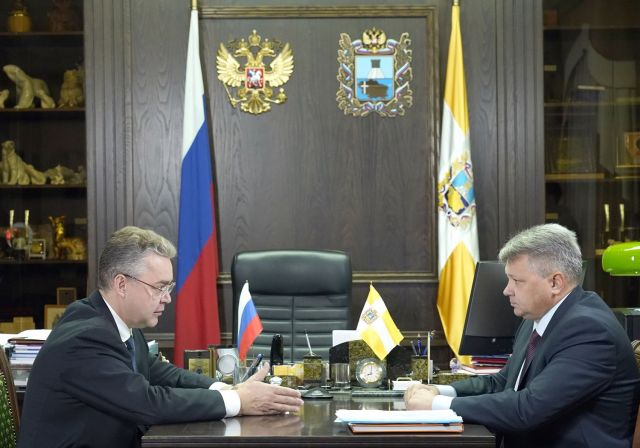 Губернатор Ставрополья провёл рабочую встречу с руководителем краевого Минприроды Губернатор Ставрополья провёл рабочую встречу с руководителем краевого Минприроды