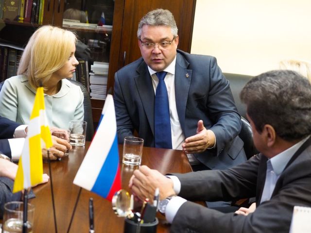 Губернатор встретился с депутатами Госдумы от Ставрополья Губернатор встретился с депутатами Госдумы от Ставрополья