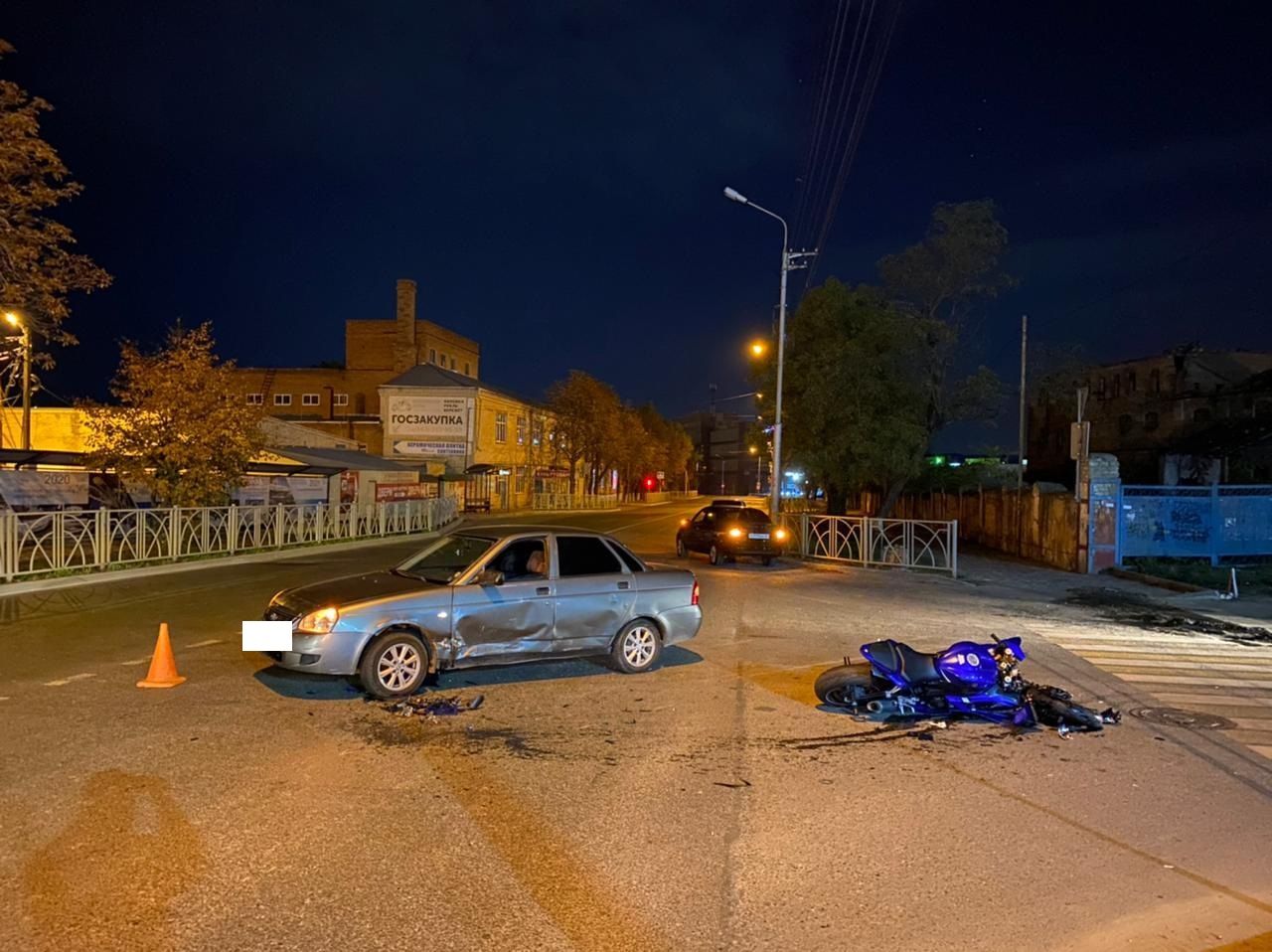 В Ставрополе в ДТП попал водитель мотоцикла