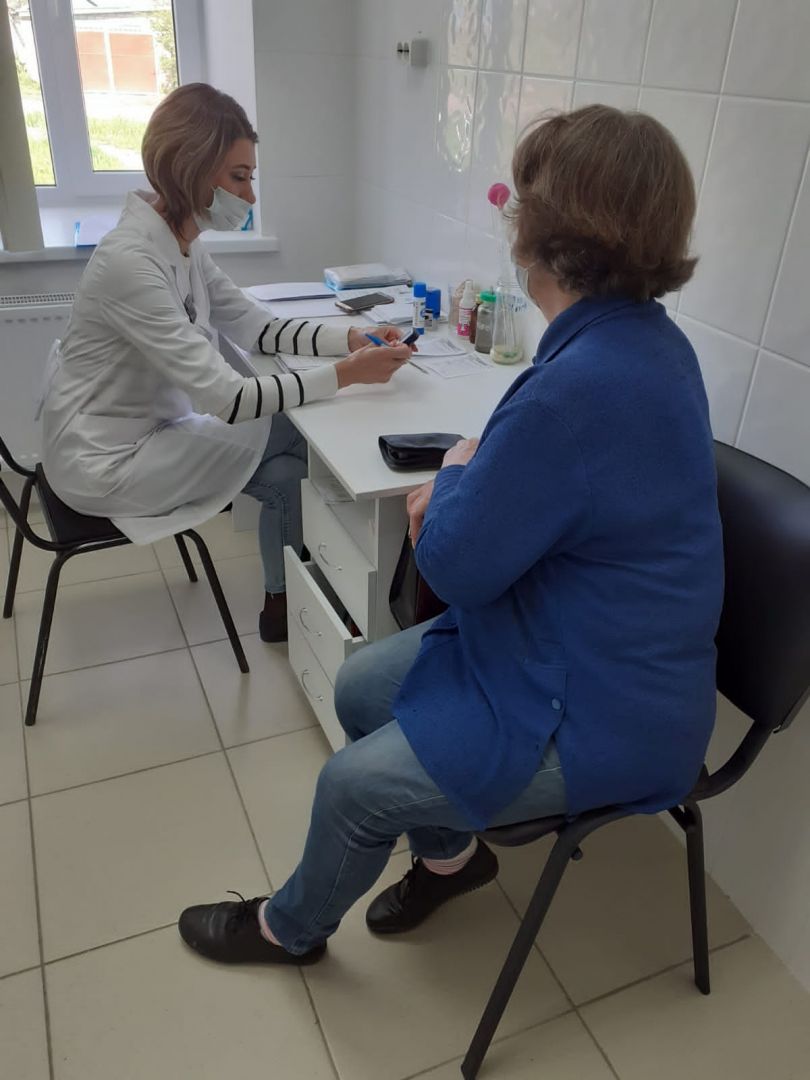 Станицу Рождественскую посетили медики Изобильненской райбольницы