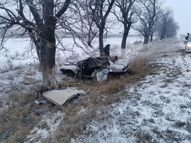 На Ставрополье водитель легковушки врезался в дерево и погиб На Ставрополье водитель легковушки врезался в дерево и погиб