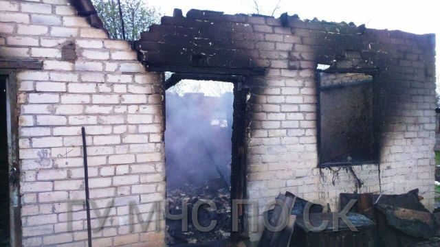 При пожаре в селе Казьминском погиб человек При пожаре в селе Казьминском погиб человек