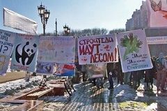 В краевом центре состоялся митинг «За спасение Мамайского леса!» В краевом центре состоялся митинг «За спасение Мамайского леса!»