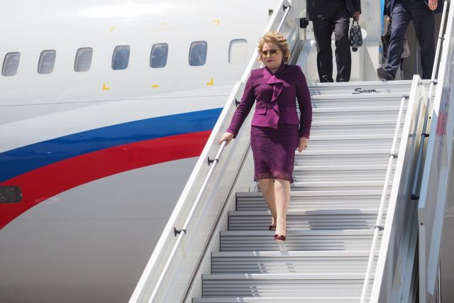 Валентина Матвиенко прибыла на Ставрополье с рабочим визитом Валентина Матвиенко прибыла на Ставрополье с рабочим визитом