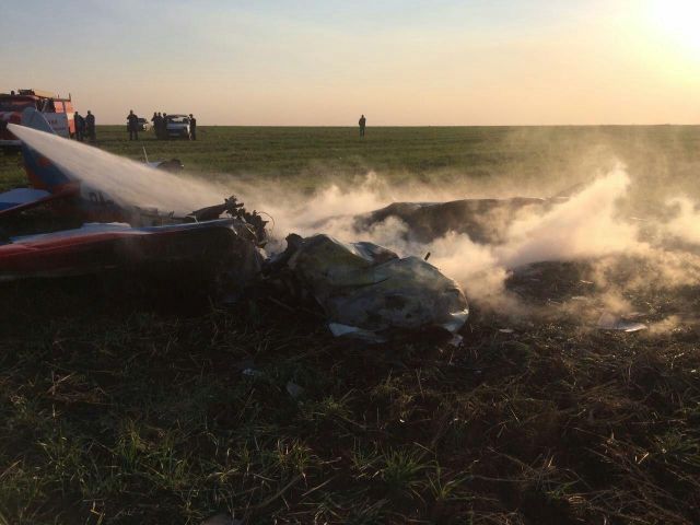 В Ставропольском крае упал легкомоторный самолёт В Ставропольском крае упал легкомоторный самолёт
