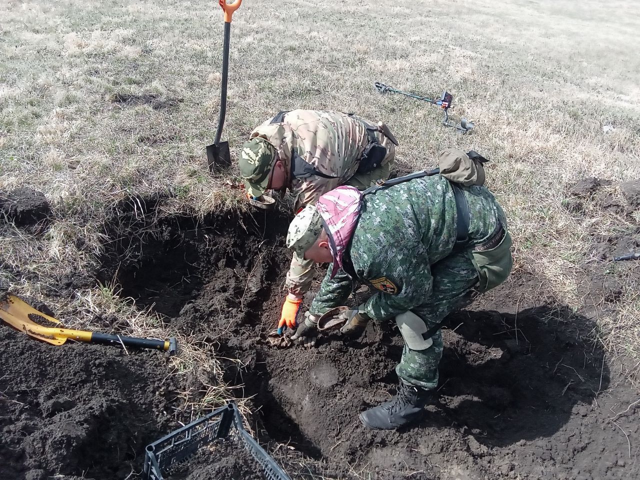 Ставропольские поисковики нашли останки солдат времён Великой Отечественной войны