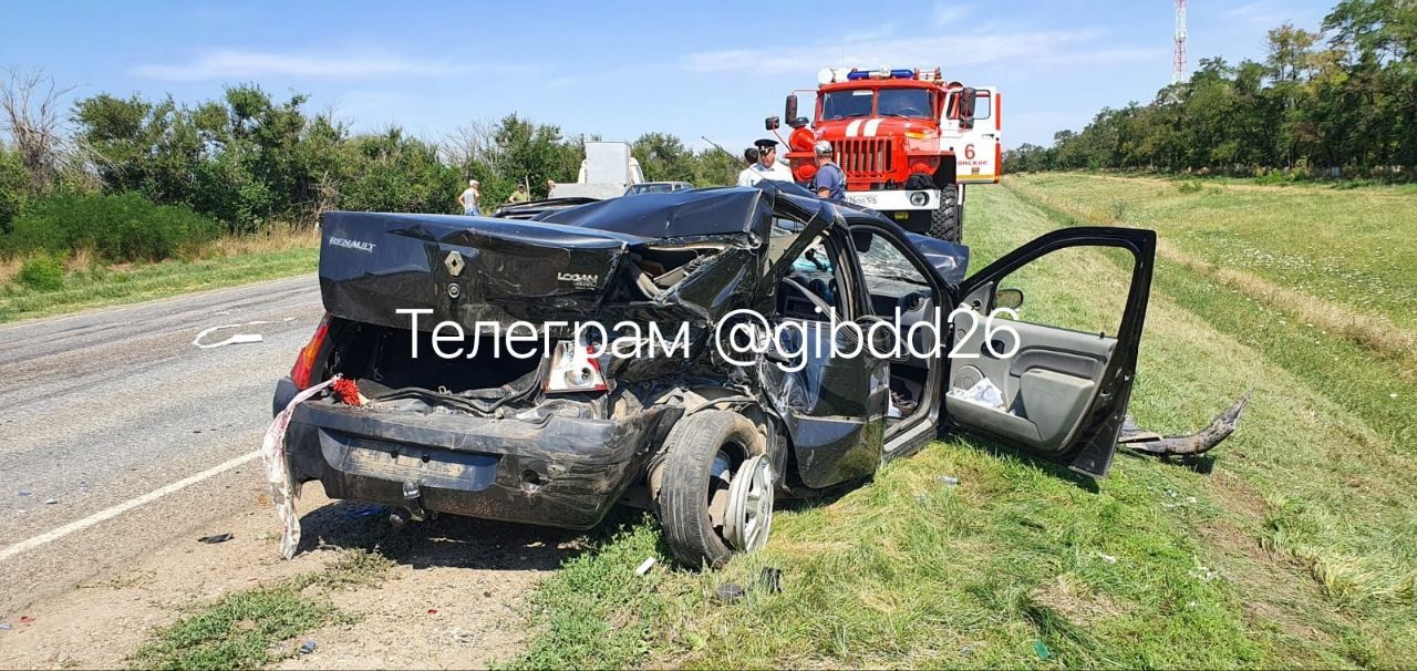 В аварии недалеко от села Донского погибли трое взрослых и пострадал ребёнок