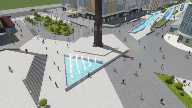 В Ставрополе продолжается работа над проектом нового сквера в центре города В Ставрополе продолжается работа над проектом нового сквера в центре города