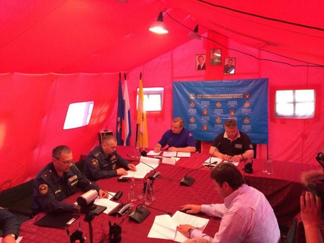 Ситуация в подтопленных районах Ставрополья стабилизируется Ситуация в подтопленных районах Ставрополья стабилизируется