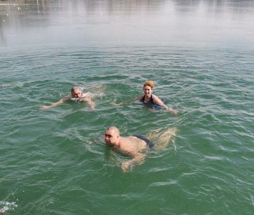 Ессентукские моржи готовятся к открытию сезона Ессентукские моржи готовятся к открытию сезона