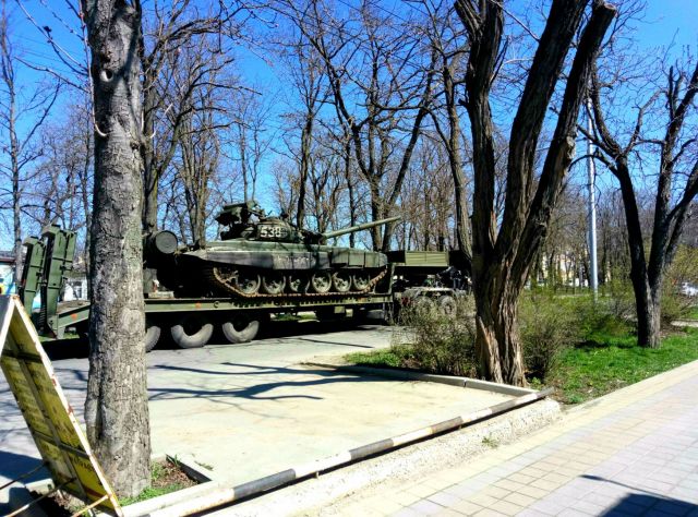 Военная техника в Ставрополе готовится к параду Победы Военная техника в Ставрополе готовится к параду Победы
