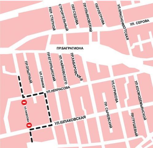 В Ставрополе перекрыли улицу Павлова В Ставрополе перекрыли улицу Павлова