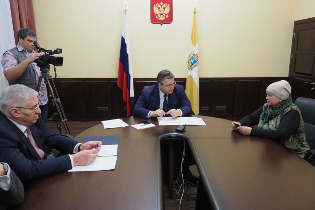 Губернатор Ставропольского края провёл личный приём граждан Губернатор Ставропольского края провёл личный приём граждан