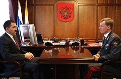 Начальник ГУВД встретился с Главой Республики Ингушетии Начальник ГУВД встретился с Главой Республики Ингушетии
