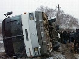Перевернулся автобус "Москва - Ставрополь" Перевернулся автобус "Москва - Ставрополь"