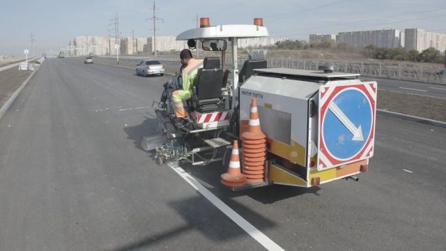 На проспекте Российском в Ставрополе идут завершающие работы На проспекте Российском в Ставрополе идут завершающие работы