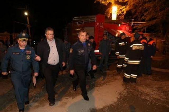 Глава МЧС России прибыл в посёлок Первомайский для оценки аварийно-восстановительных работ Глава МЧС России прибыл в посёлок Первомайский для оценки аварийно-восстановительных работ