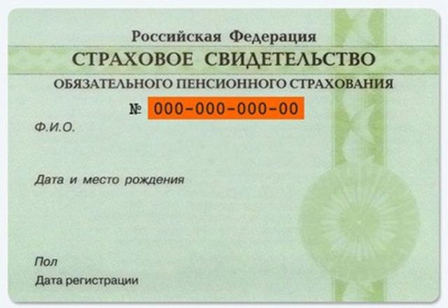Пенсионный фонд выдает СНИЛС нового образца без информации о смене пола Пенсионный фонд выдает СНИЛС нового образца без информации о смене пола