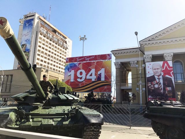 Военную технику Ставрополя готовят к параду Победы Военную технику Ставрополя готовят к параду Победы