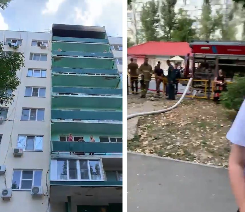 В Будённовске эвакуировали 35 человек из-за пожара в многоэтажке