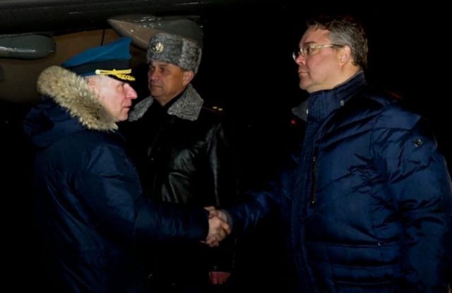 На Ставрополье прибыл глава МЧС России На Ставрополье прибыл глава МЧС России