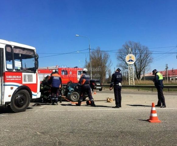 На выезде из Ставрополя произошло серьёзное ДТП, есть погибший На выезде из Ставрополя произошло серьёзное ДТП, есть погибший