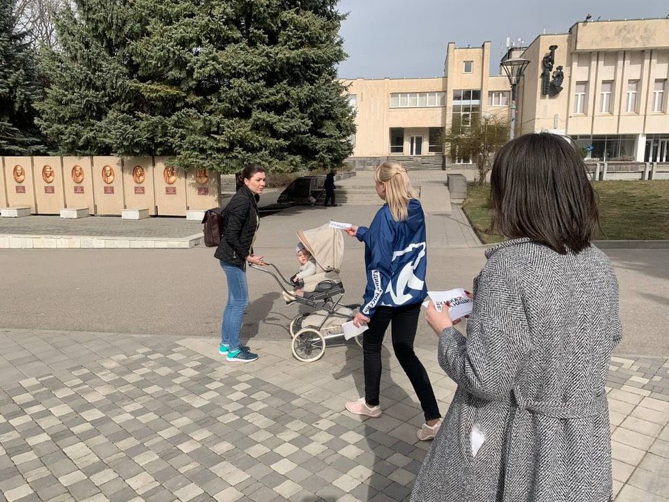 В Предгорном округе проходят патриотические акции в поддержку российских военных