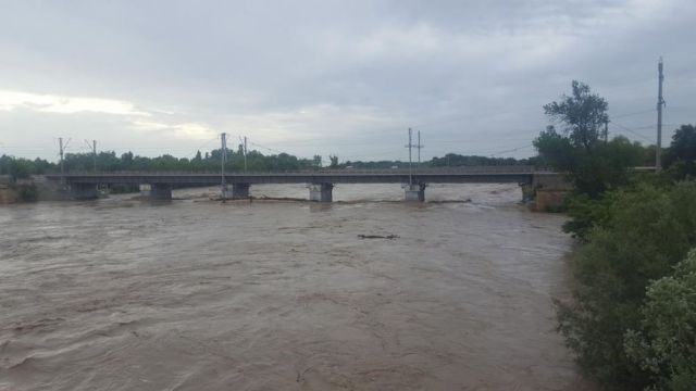 Уровень воды в Кубани достиг критических отметок Уровень воды в Кубани достиг критических отметок