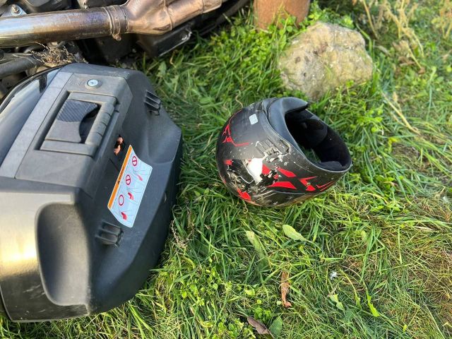 На Ставрополье мотоциклист получил травмы после съезда с дороги