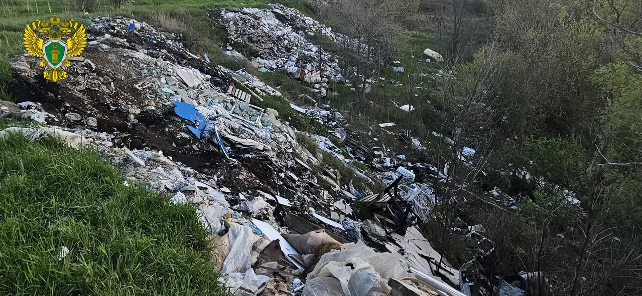 Многочисленные навалы мусора обнаружили на берегах реки Мутнянка в Ставрополе