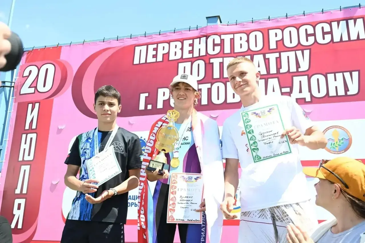 Ставропольцы завоевали «золото» и «бронзу» первенства России по триатлу