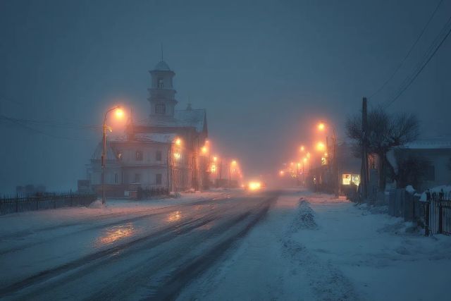 Ситуация на дорогах Ставрополья осложнена гололедом и туманом