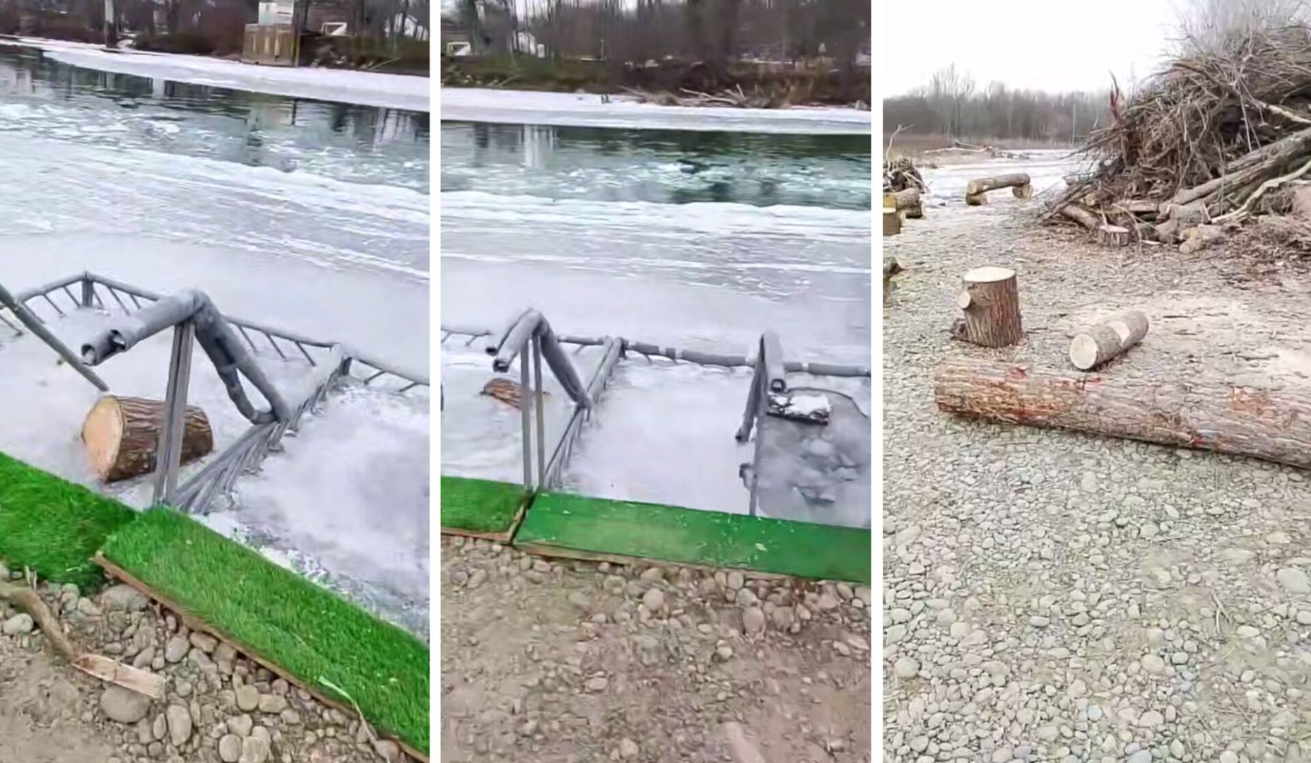 Вандалы разгромили место для крещенских купаний в Невинномысске