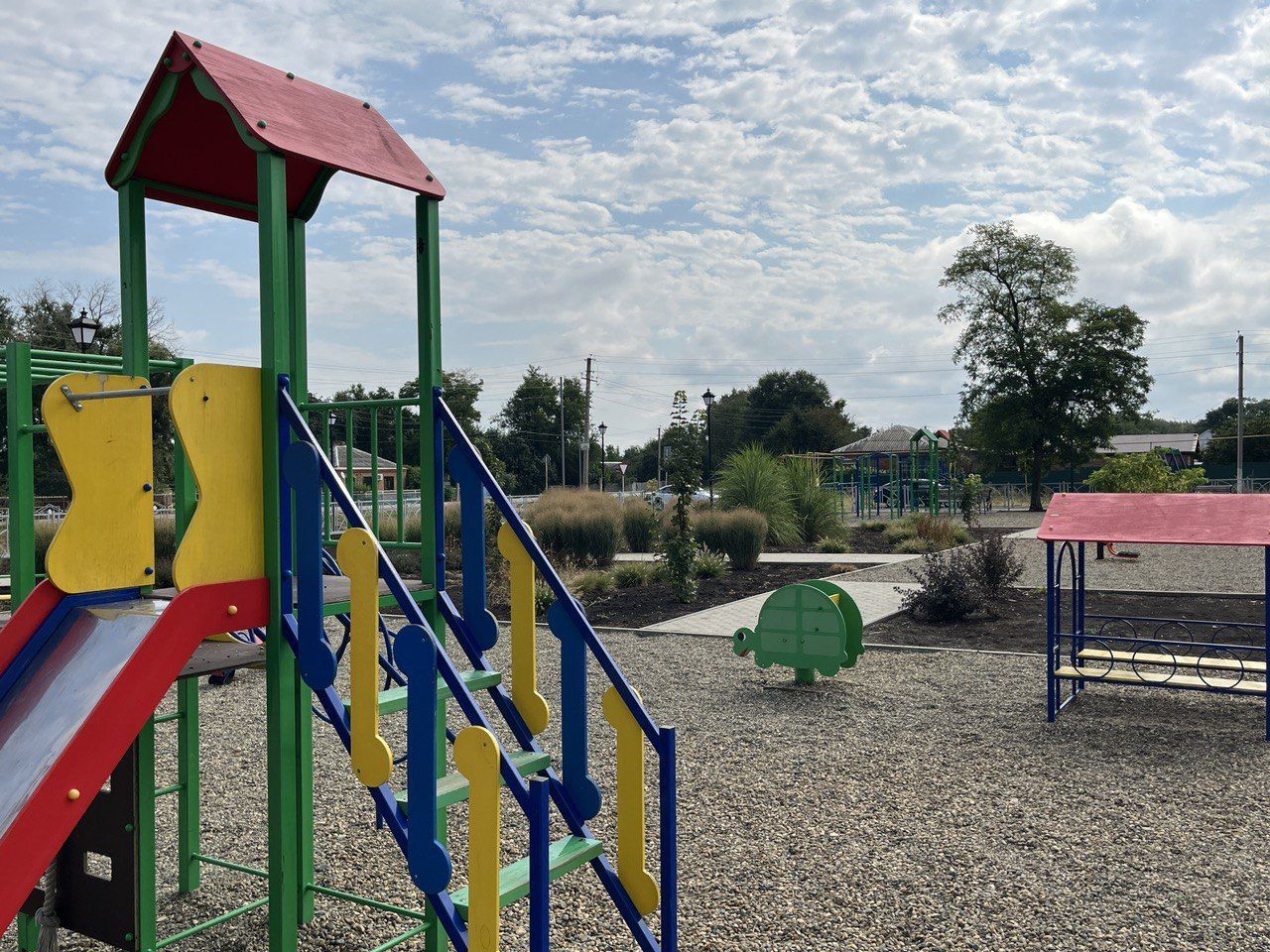 На хуторе Ставрополья открыли парковую зону за 2,4 млн рублей