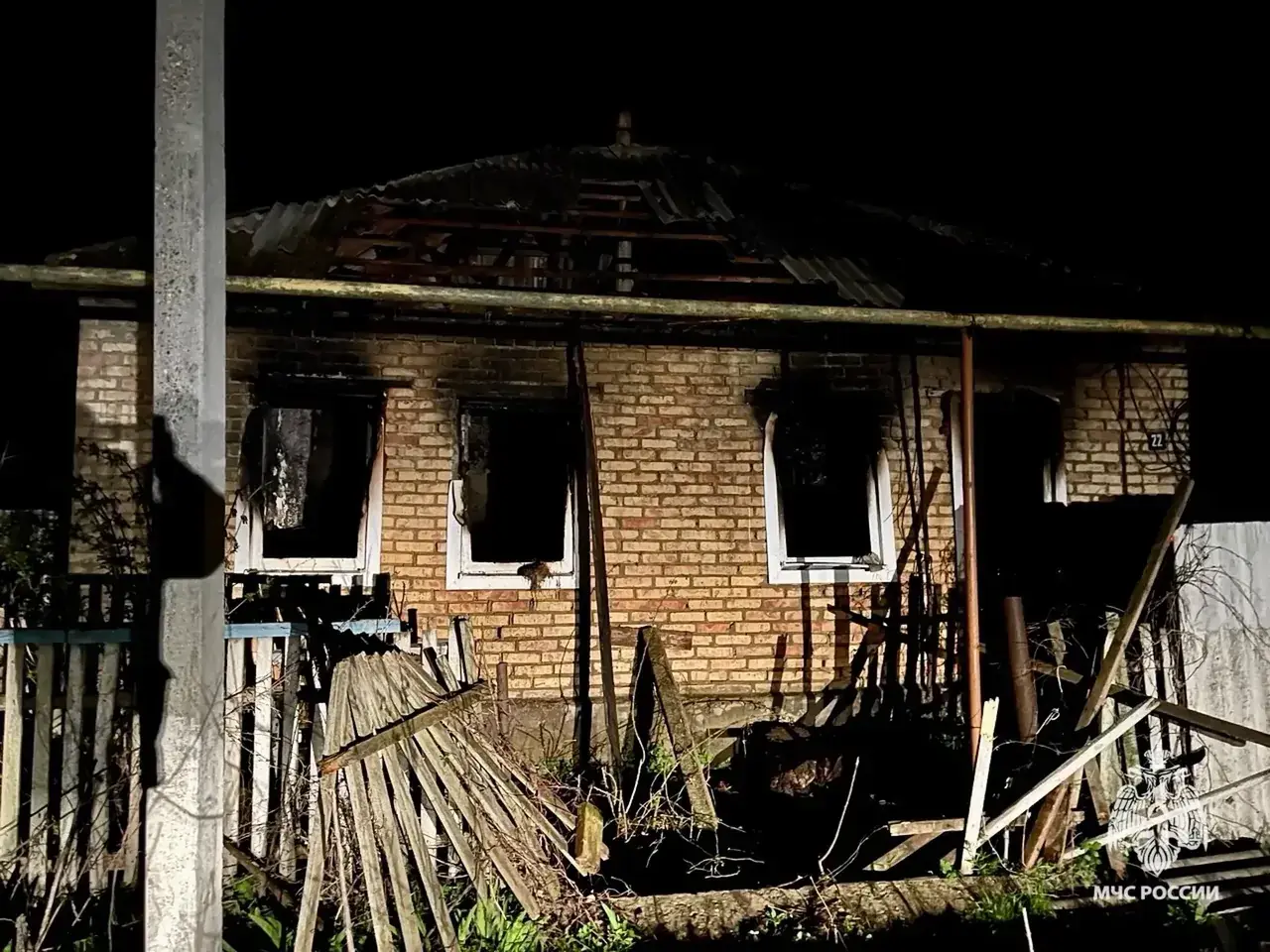 Пожар в жилом доме на Ставрополье унёс жизнь женщины