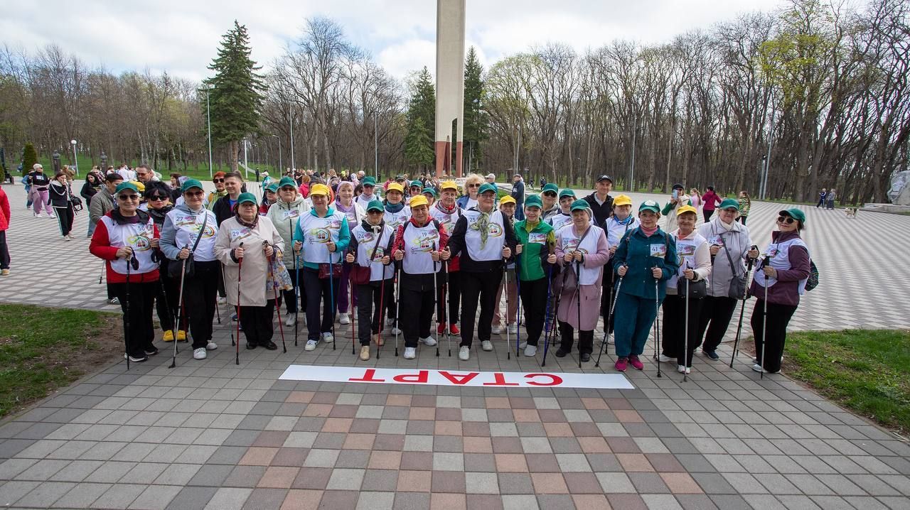 Марафон по скандинавской ходьбе прошел в Ессентуках