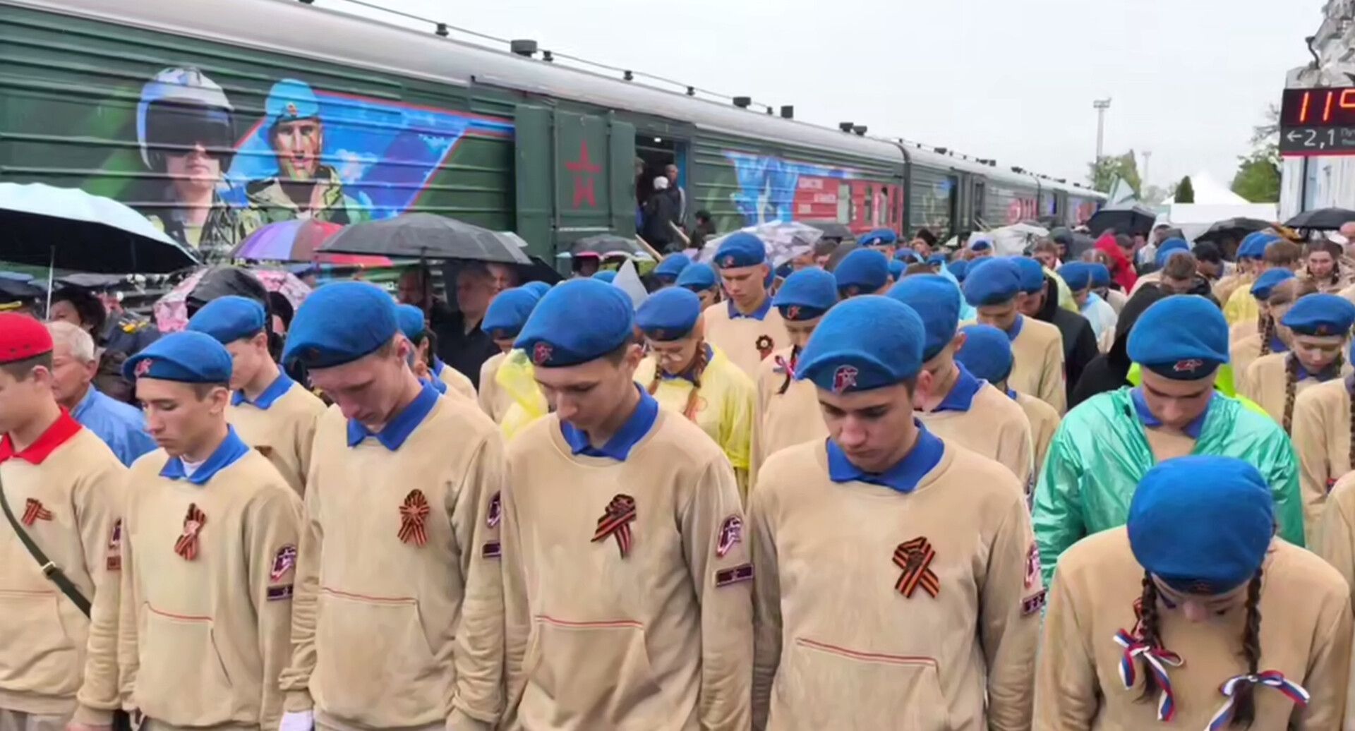 Ставрополь встретил Поезд Победы