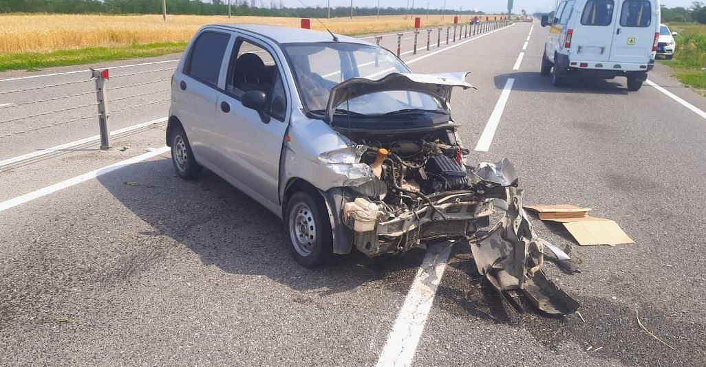 Гонщик на «Матизе» пострадал на ставропольской трассе