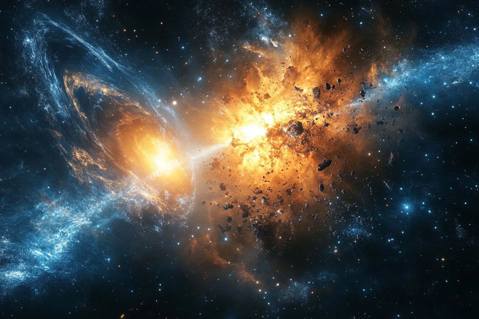 Слияние галактик порождает двойные черные дыры: новые данные астрофизиков