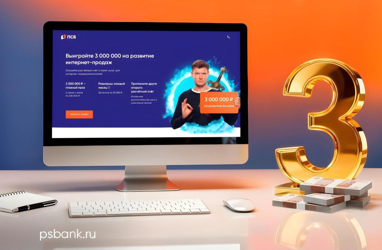 Предприниматель из Ставрополя выиграла 50000 рублей в рамках предновогодней акции ПСБ