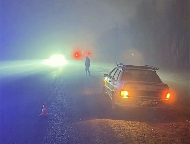 Пешехода сбили во время тумана на Ставрополье