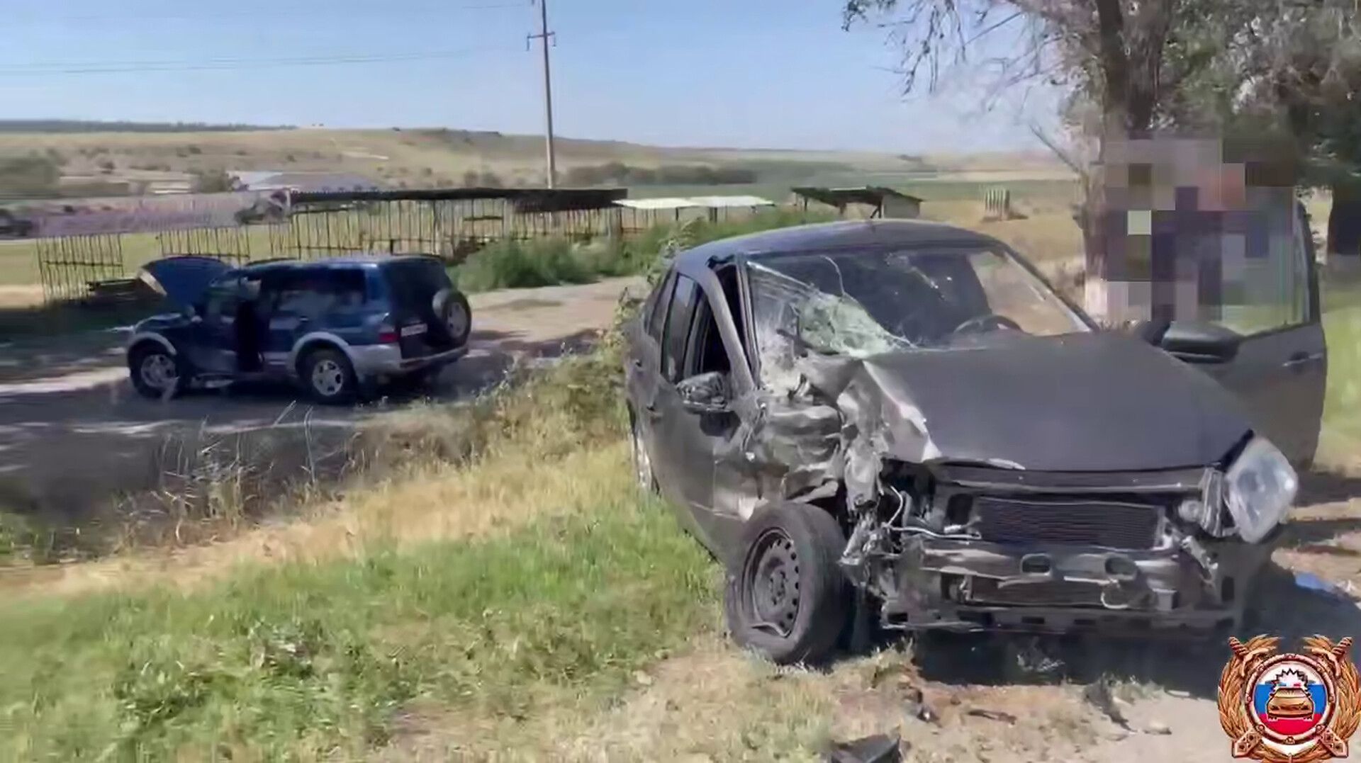 Два человека попали в больницу после аварии на ставропольской трассе