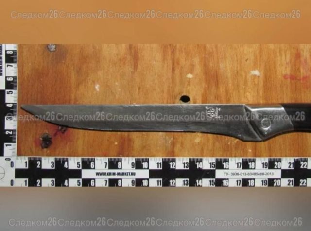Ставропольчанка зарезала сына во время застолья
