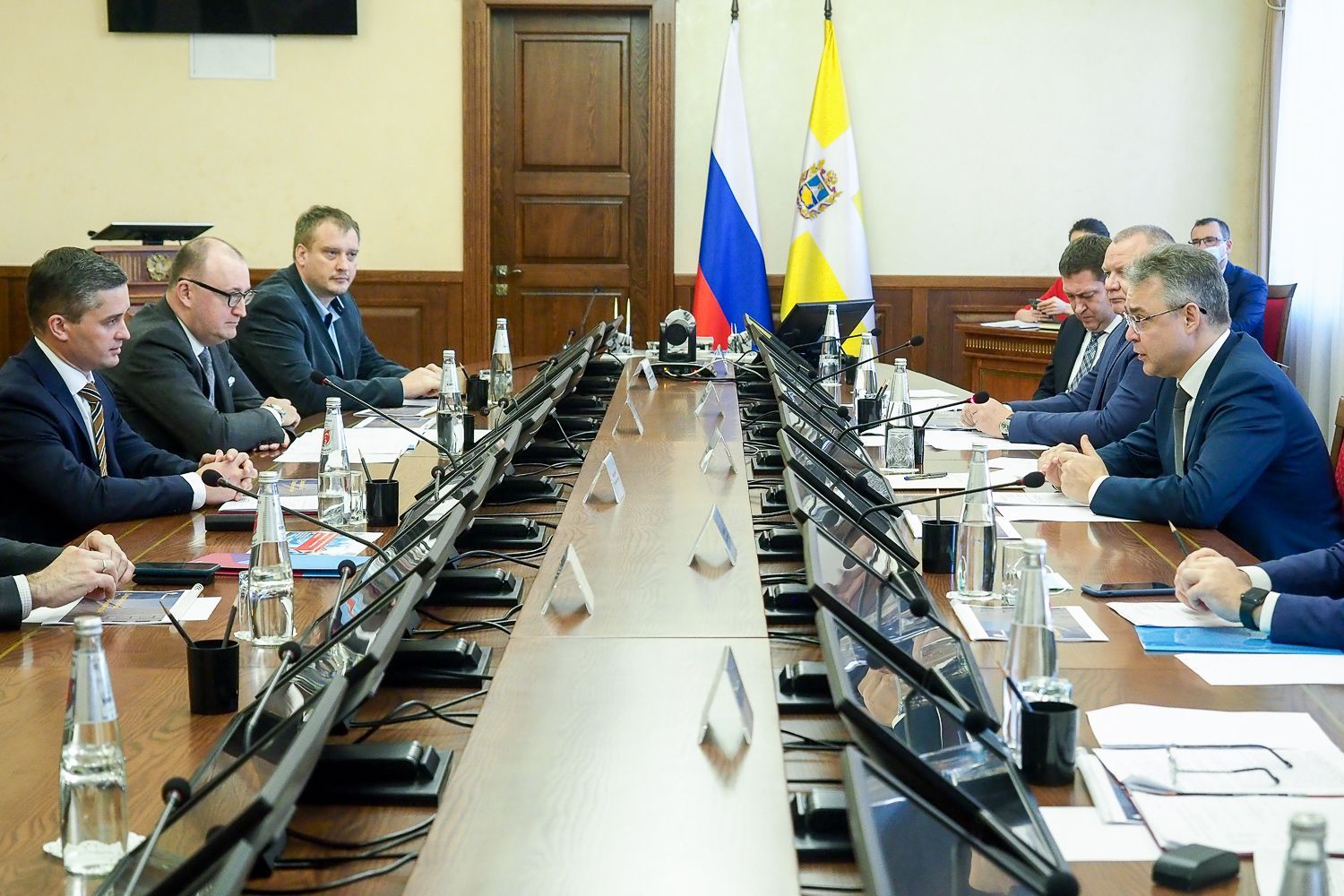 Глава «Ростелекома» на Юге и губернатор Ставрополья обсудили перспективы информатизации края