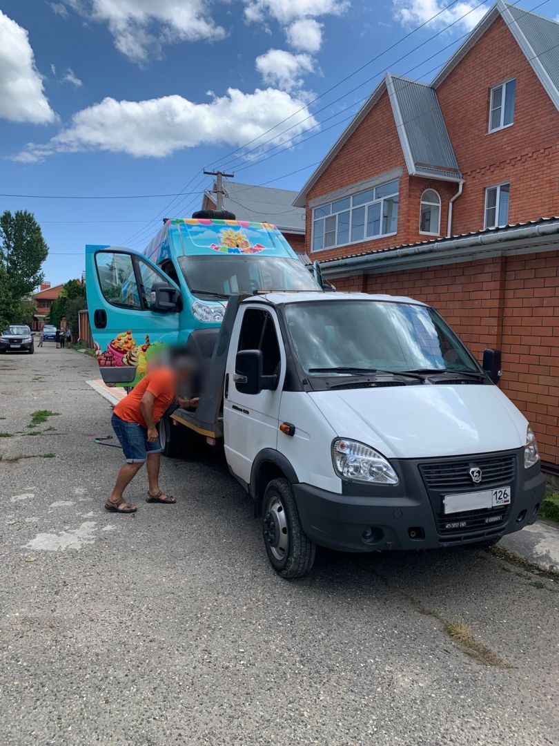 Ставрополец прятал от приставов фургон