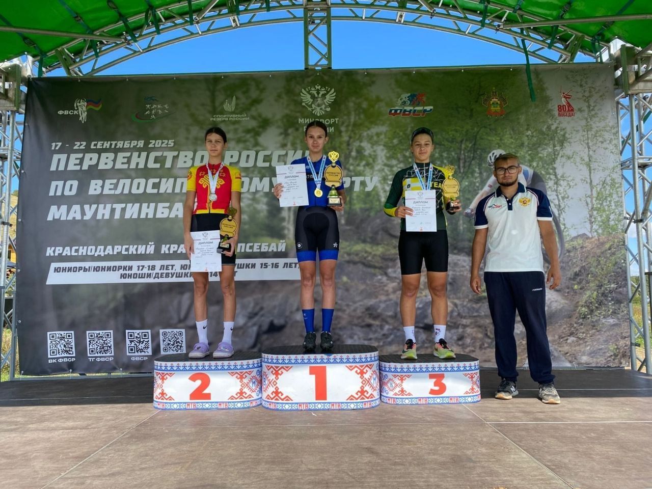 Юные спортсменки из Ставрополя — в числе лучших велогонщиц России